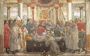 Domenico Ghirlandaio Obsequies of St.Francis Spain oil painting artist